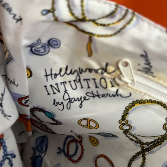 Hollywood Intuition by Jaye Hersh Orange Handbag - Picture 7 of 10